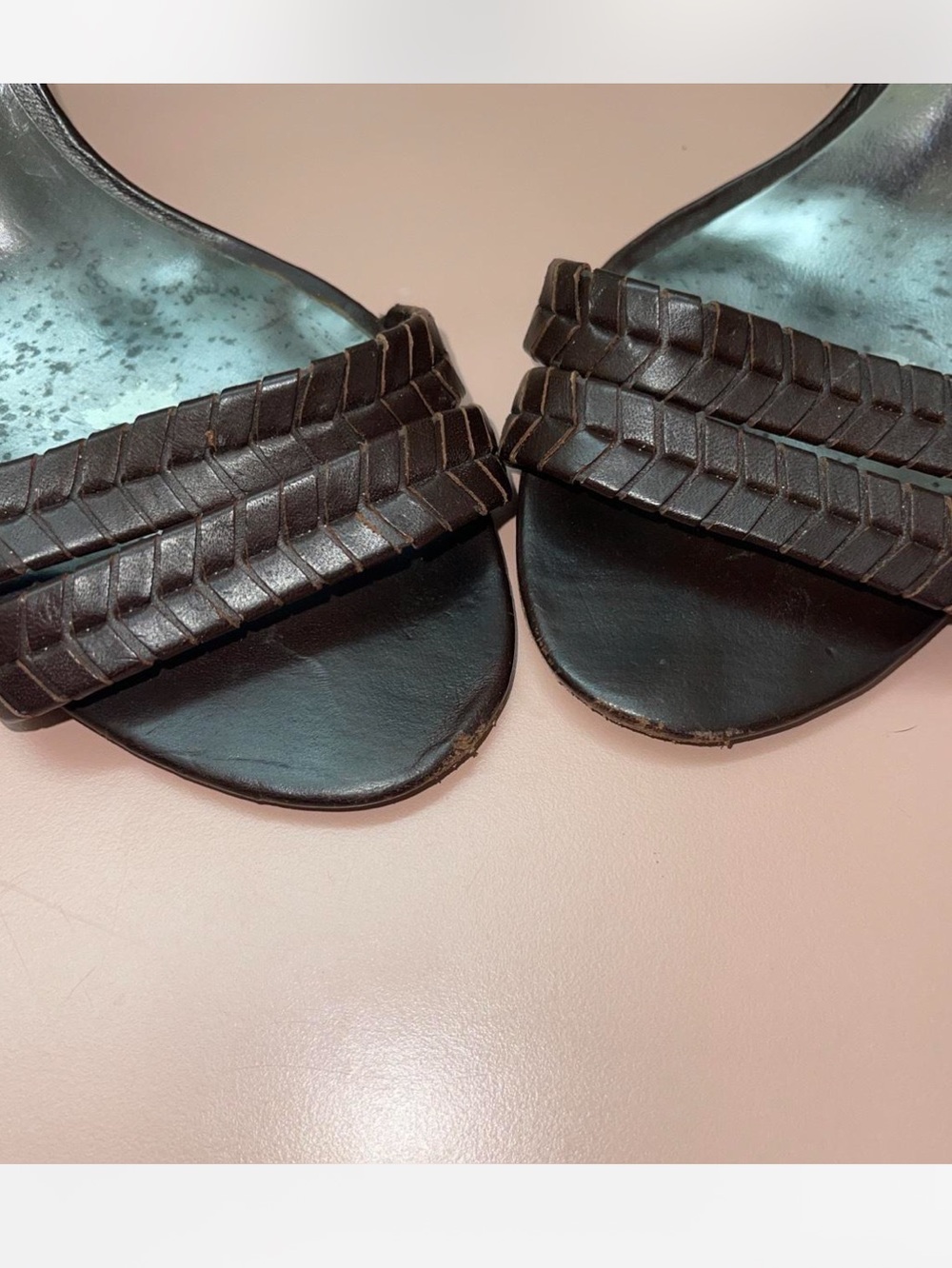 Coach Y2K brown leather heels - Picture 3 of 7